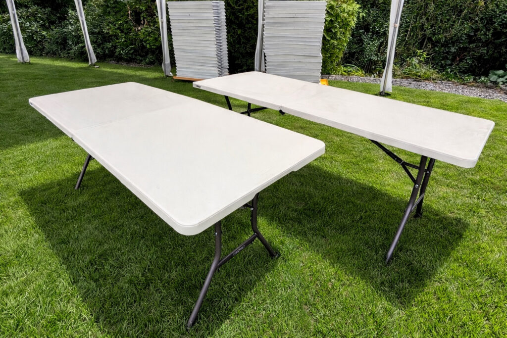 8 ft banquet table rental for weddings and events